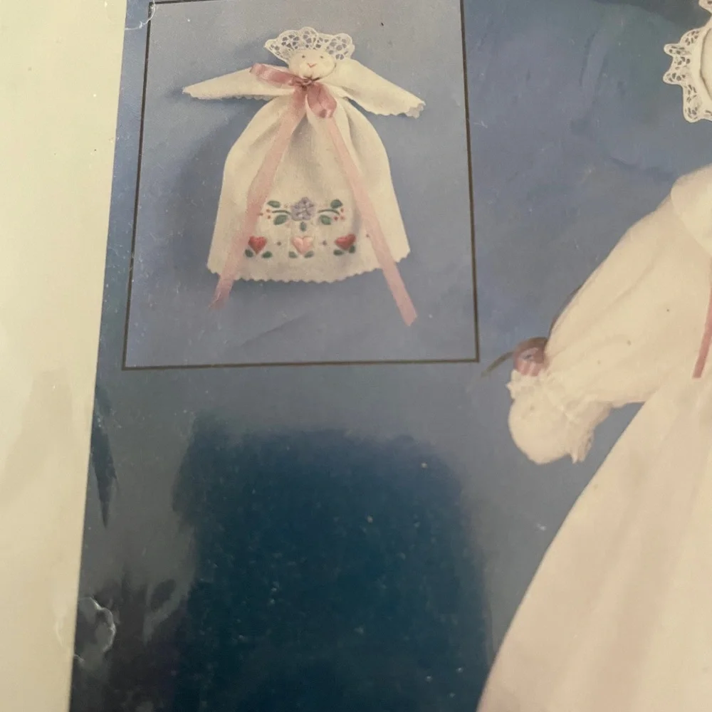 1992 BUCILLA KEEPSAKE PILLOWCASE DOLL KIT W/ GUARDIAN ANGEL 17